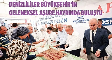 Denizlililer Büyükşehir’in geleneksel aşure hayrında buluştu