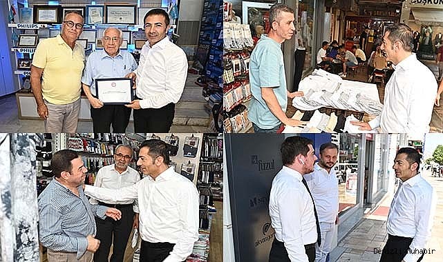 GIDA SEKTÖRÜNDEKİ ÜYELERİNİ ZİYARET ETTİ
