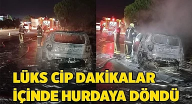 Lüks cip dakikalar içinde hurdaya döndü