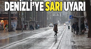 Meteorolojiden Denizli’ye sarı uyarı