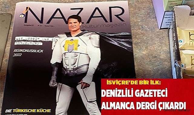 Nazar Kültür Magazin Dergisi Kiosklarda