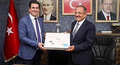 Özhaseki’den il başkanlığına ziyaret