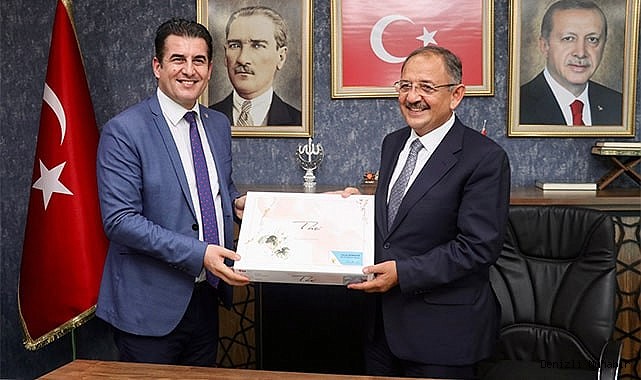 Özhaseki’den il başkanlığına ziyaret