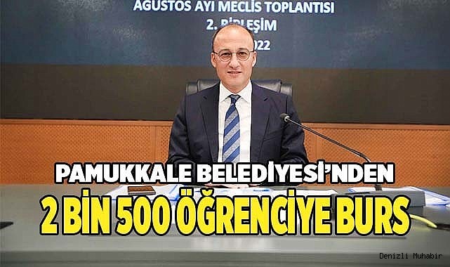 PAMUKKALE BELEDİYESİ’NİN EĞİTİME DESTEĞİ SÜRÜYOR
