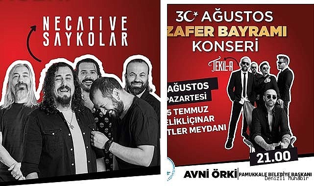 PAMUKKALE BELEDİYESİNDEN ZAFER BAYRAMI KONSERİ