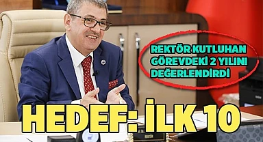 Rektör Kutluhan görevdeki 2 yılını değerlendirdi