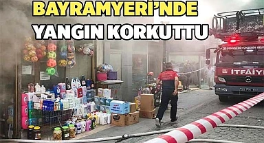 Tarihi çarşıdaki çıkan yangın korkuttu