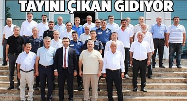 Tayini çıkan kaymakamlar yeni görev yerlerine uğurlanıyor