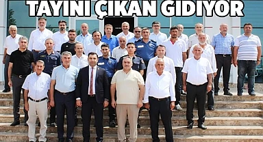 Tayini çıkan kaymakamlar yeni görev yerlerine uğurlanıyor