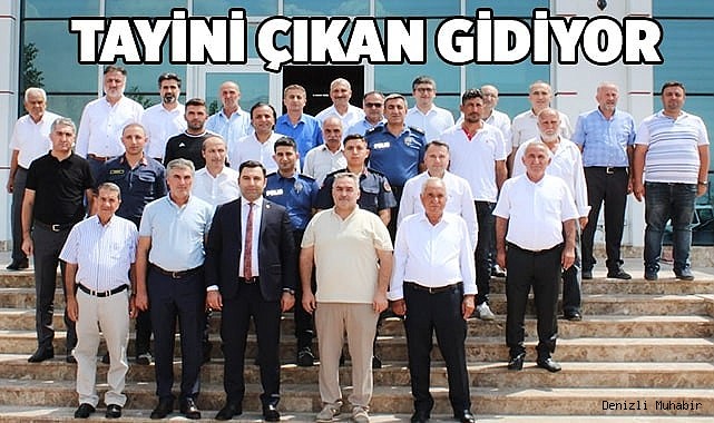 Tayini çıkan kaymakamlar yeni görev yerlerine uğurlanıyor