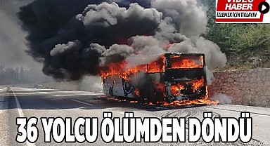 36 yolcu ölümden döndü
