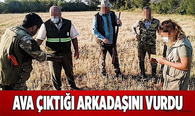 Ava çıktığı arkadaşını sazlıkların arasında vurdu