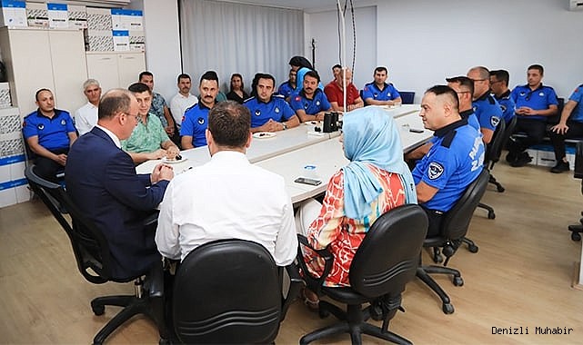 BAŞKAN ÖRKİ, ZABITA MÜDÜRLÜĞÜ’NÜ ZİYARET ETTİ