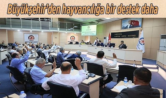 Büyükşehir’den hayvancılığa bir destek daha