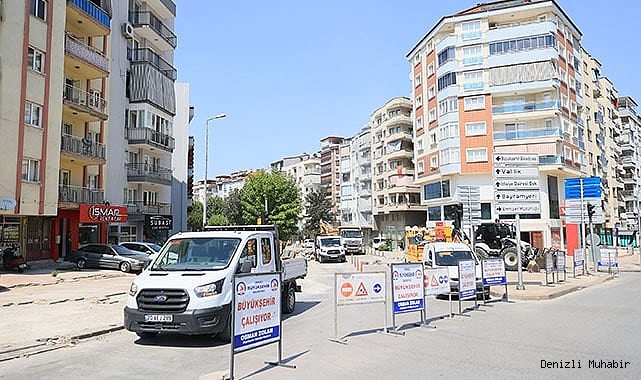 Büyükşehir Kayalık Caddesi’ni yeniliyor