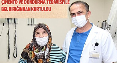 Çimento ve dondurma tedavisiyle bel kırığından kurtuldu