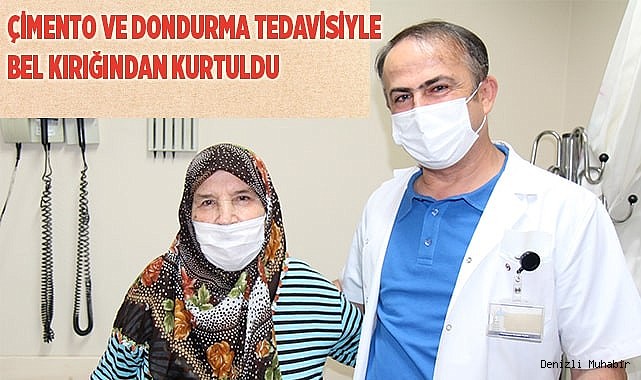 Çimento ve dondurma tedavisiyle bel kırığından kurtuldu