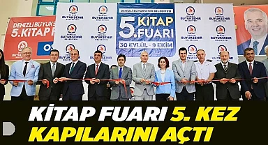 Denizli Büyükşehir Belediyesi 5. Kitap Fuarı açıldı