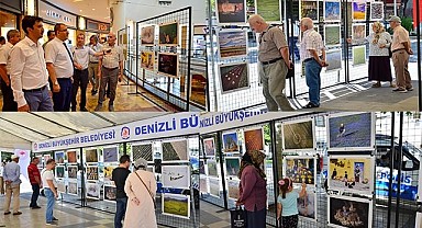 Dereceye giren fotoğraflar Denizlili sanatseverlerin ilgisine sunuldu