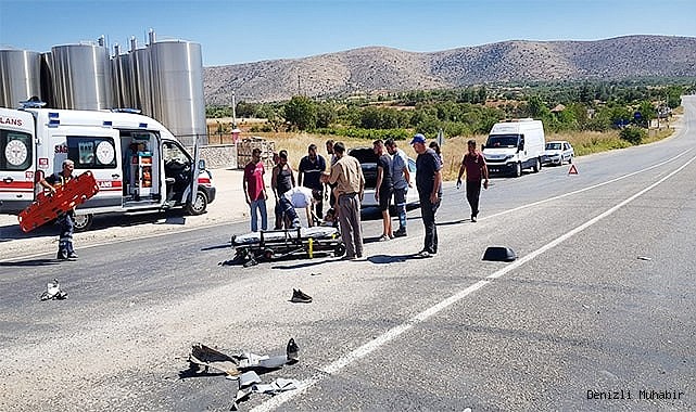 Dikkatsiz sürücü ölümden döndü