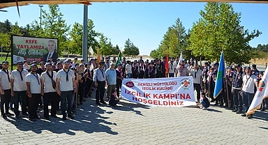 Genç izciler, Kefe Yaylasında çadır kampı gerçekleştirdi