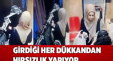 Girdiği her dükkandan hırsızlık yapıyor