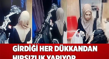Girdiği her dükkandan hırsızlık yapıyor