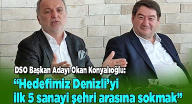 “Hedefimiz Denizli’yi ilk 5 sanayi şehri arasına sokmak”