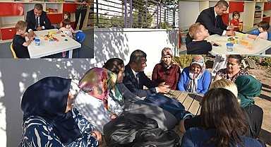 İl Milli Eğitim Müdürü Ekici miniklerle bir araya geldi