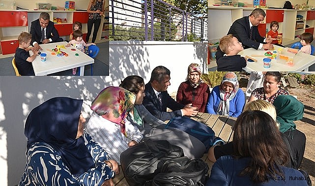 İl Milli Eğitim Müdürü Ekici miniklerle bir araya geldi