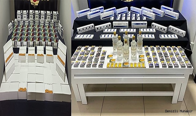 Kaçakçılardan çok sayıda malzeme ele geçirildi