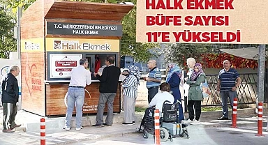 Merkezefendi Halk Ekmekte büfe sayısı 11'e yükseldi