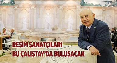 NİHAT KÖMÜRCÜOĞLU, RESİM ÇALIŞTAYI DÜZENLEDİ