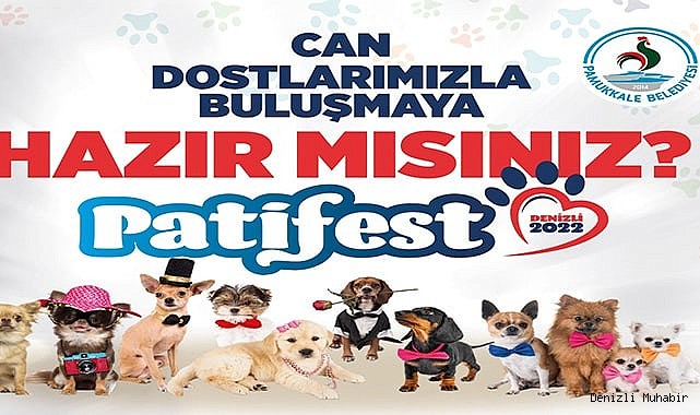 PAMUKKALE’NİN EN ÖZEL FESTİVALİ PATİFEST PAZAR GÜNÜ