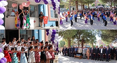 Sarayköy’de yeni eğitim öğretim yılı renkli görüntülerle açıldı