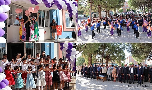 Sarayköy’de yeni eğitim öğretim yılı renkli görüntülerle açıldı