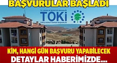 Sosyal Konut Projesine başvurular  Kimlik son rakamına göre yapılacak