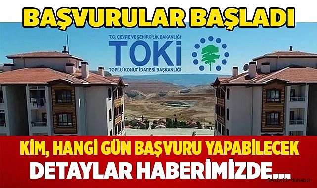 Sosyal Konut Projesine başvurular  Kimlik son rakamına göre yapılacak