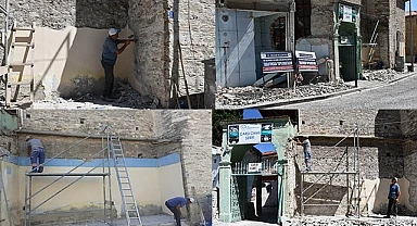 Tarihi Çarşı Caminin restorasyonu başladı