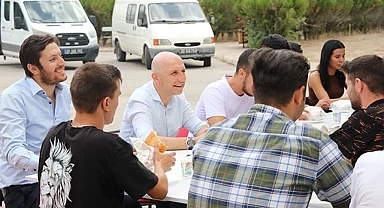 Üniversite öğrencilerine Başkan Özbaş’tan tam destek