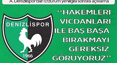 A. Denizlispor'dan kamuoyuna açıklama