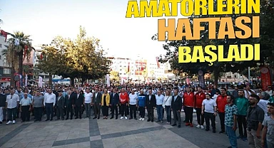 AMATÖR SPOR HAFTASI COŞKUYLA BAŞLADI