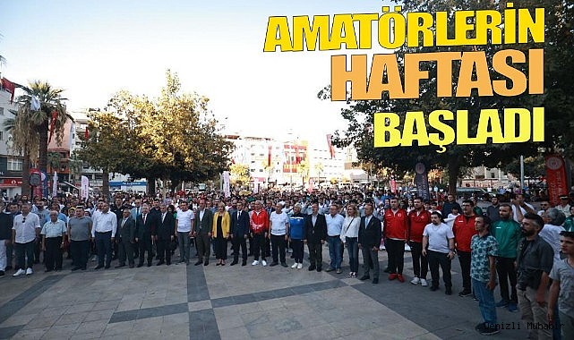 AMATÖR SPOR HAFTASI COŞKUYLA BAŞLADI
