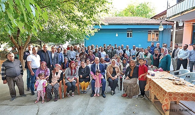 Başkan Osman Zolan Babadağlılarla kucaklaştı