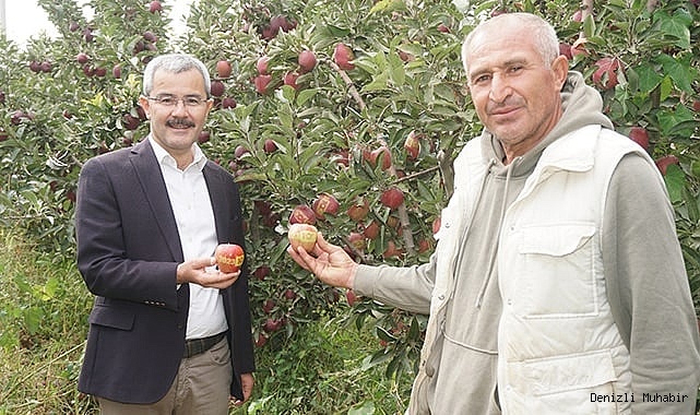 Çivril elması Cumhurbaşkanı Erdoğan'a hediye edildi