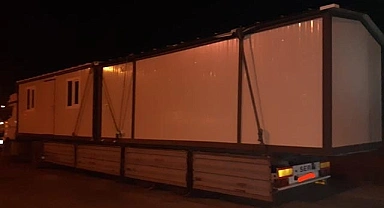 Denizli’de çalınan konteynır Afyon’da bulundu