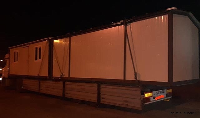 Denizli’de çalınan konteynır Afyon’da bulundu