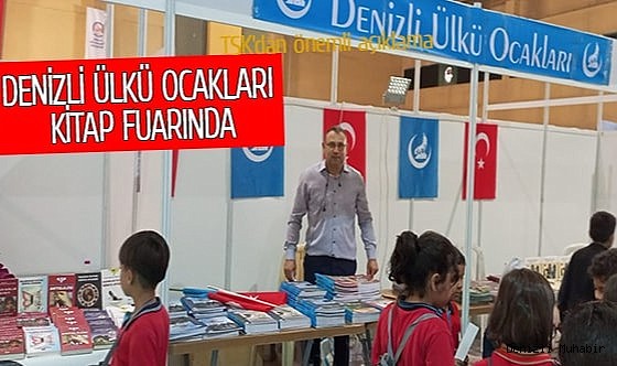 DENİZLİ ÜLKÜ OCAKLARI KİTAP FUARINDA