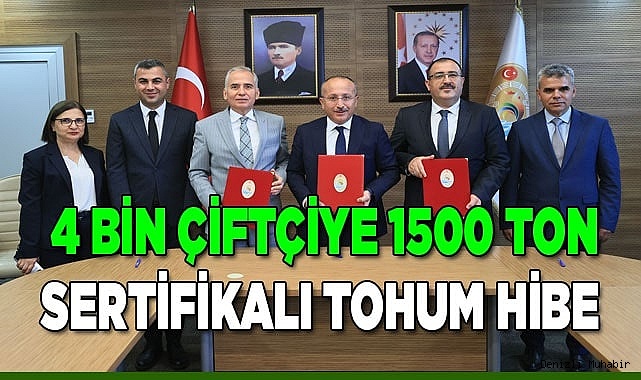 Denizlili çiftçilere 18 milyon liralık tohum desteği