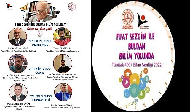 "Fuat SEZGİN ile Buldan Bilim Yolunda" TÜBİTAK 4007 Bilim Şenliği